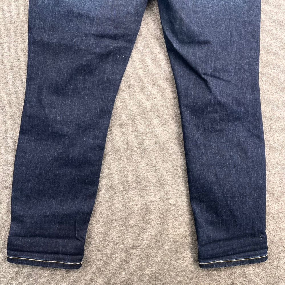 m jeans by maurices Womens Mid Rise Skinny Jeans Dark Wash Blue Size S Stretch - Picture 7 of 12